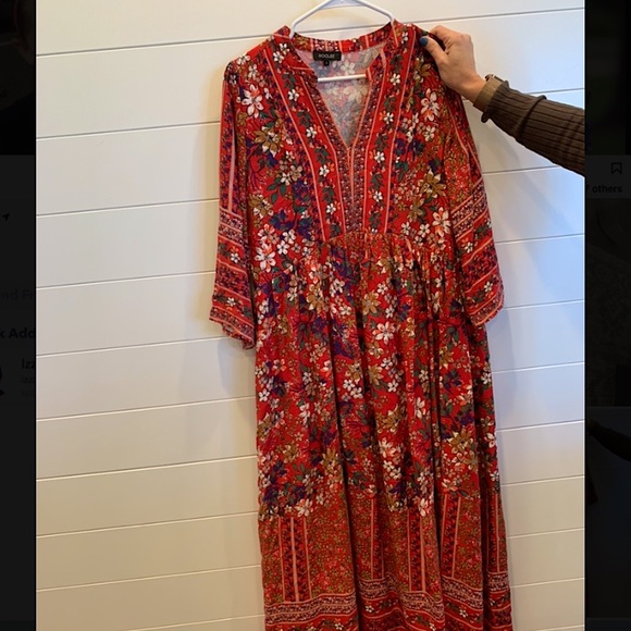Roolee Dresses & Skirts - Red flower dress